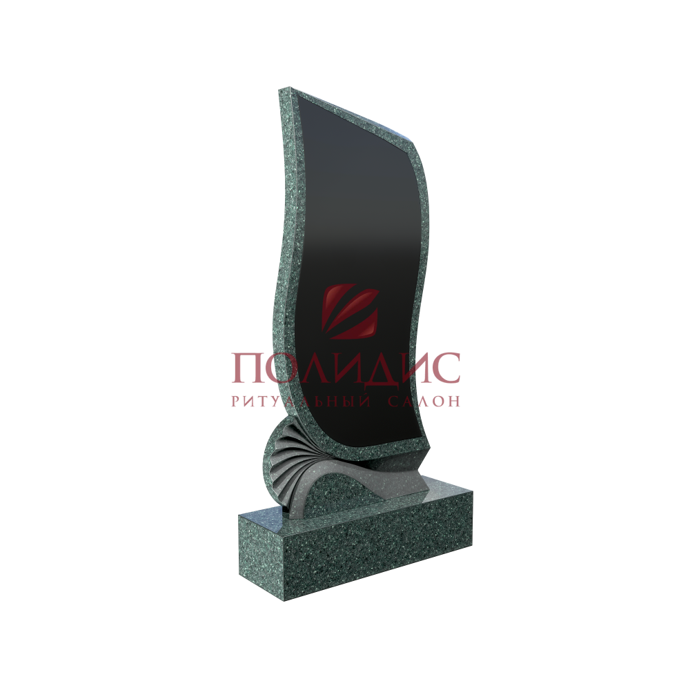 Памятник из зеленого гранита PS-249